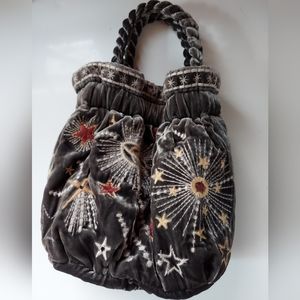 Johnny Was Callisto Velvet Pouch